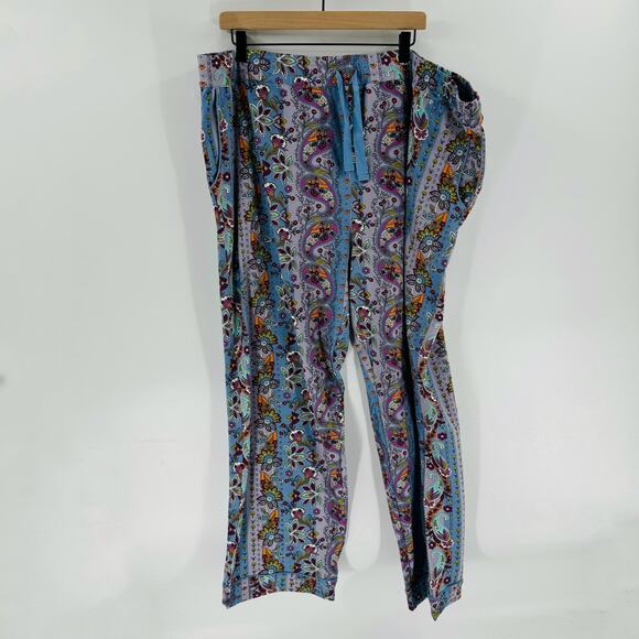 Vera Bradley Floral Blue Pajama Pants - Picture 2 of 9
